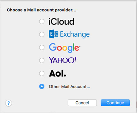 Setup ICA.NET email account on your Apple Mail 2